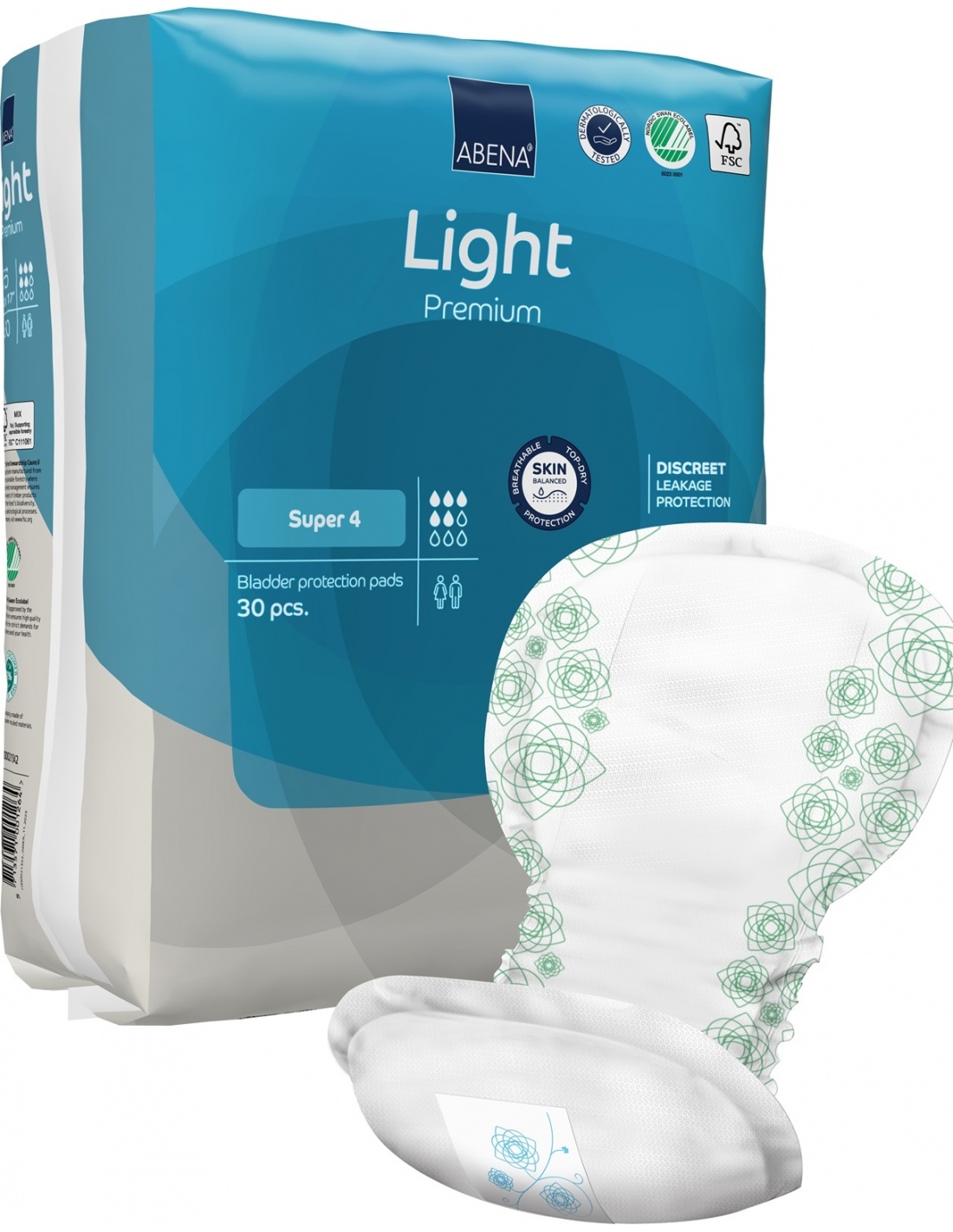 Abena Light Super 4 - Absorbante anatomice - 30 buc