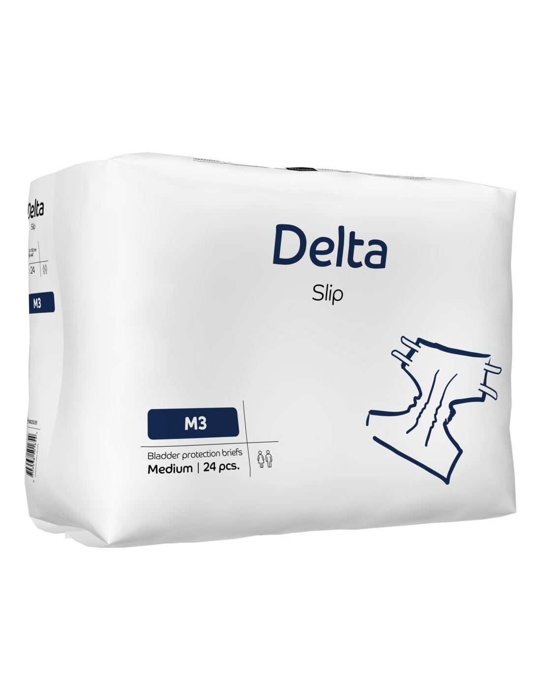 Delta Slip M3 2800 ml - Scutece incontinenta adulti - 24 buc