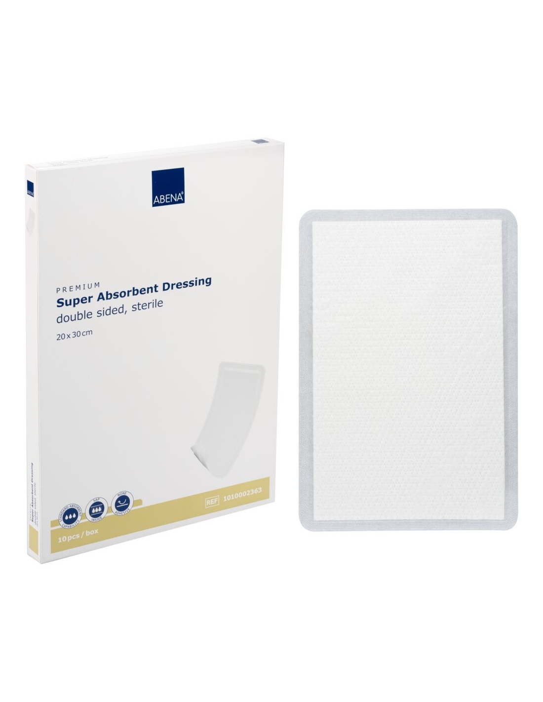 ABENA - Pansament steril superabsorbant SAP, 20 x 30 cm - 10 buc