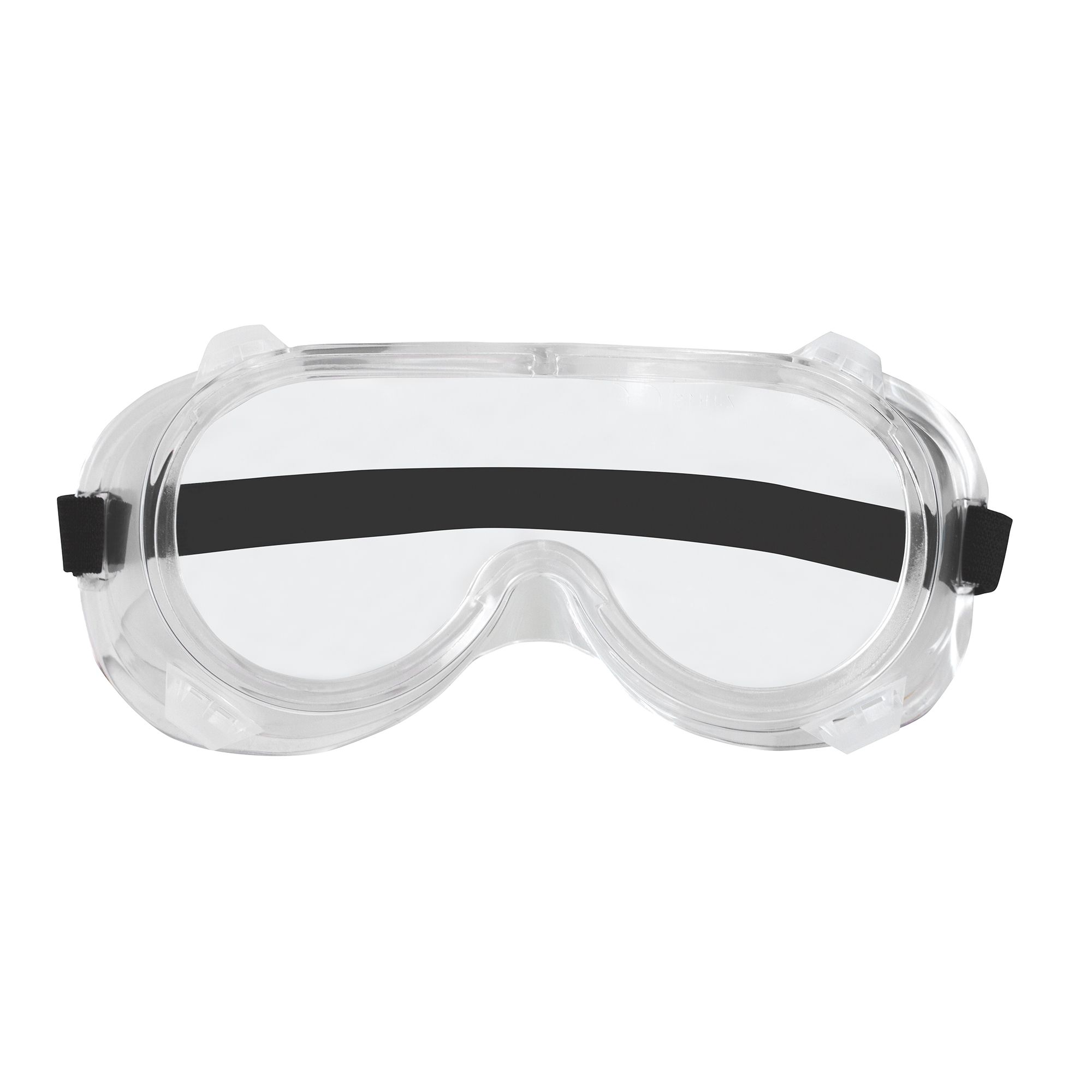 Ochelari de protectie tip masca, cu aerisire indirecta si banda elastica