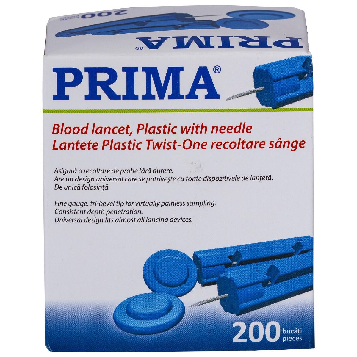 Lantete din plastic twist-one - 200 bucati/cutie