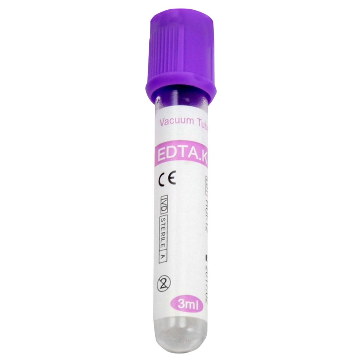 Vacutainer Hematologie 3 ml, Capac Violet, K3 EDTA, Tub pentru Colectare Sange Capilar, PRIMA, 100 bucati