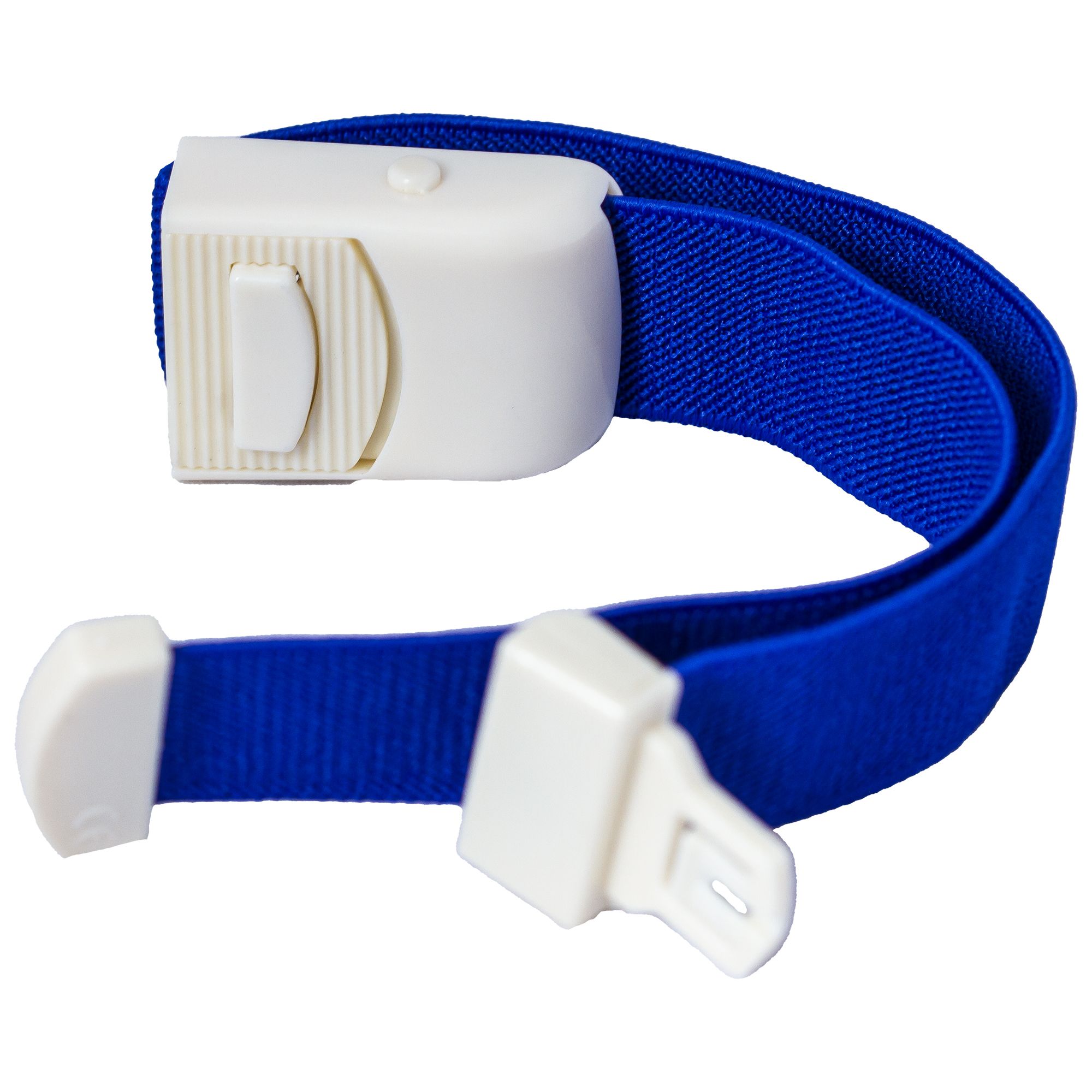 Garou medical PRIMA elastic textil cu deblocare rapida, albastru, 2.5cm x 40cm