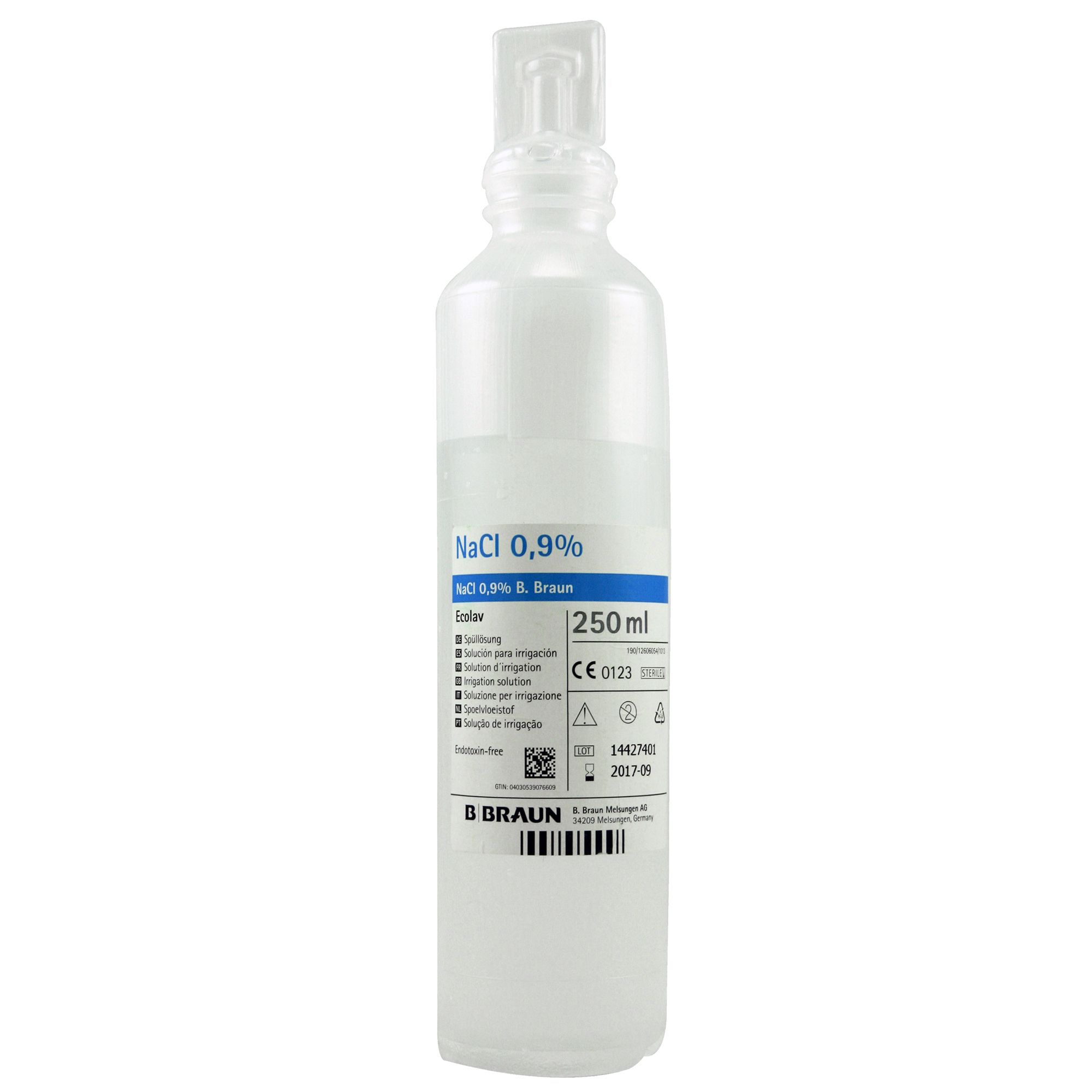 Solutie NaCl 0.9% pentru irigare ochi, 250ml