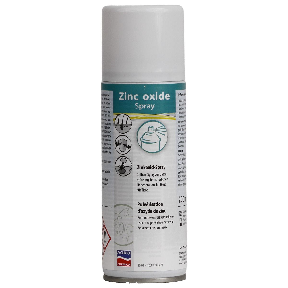 Spray cu oxid de zinc 200ml uz veterinar pentru ingrijirea pielii animalelor