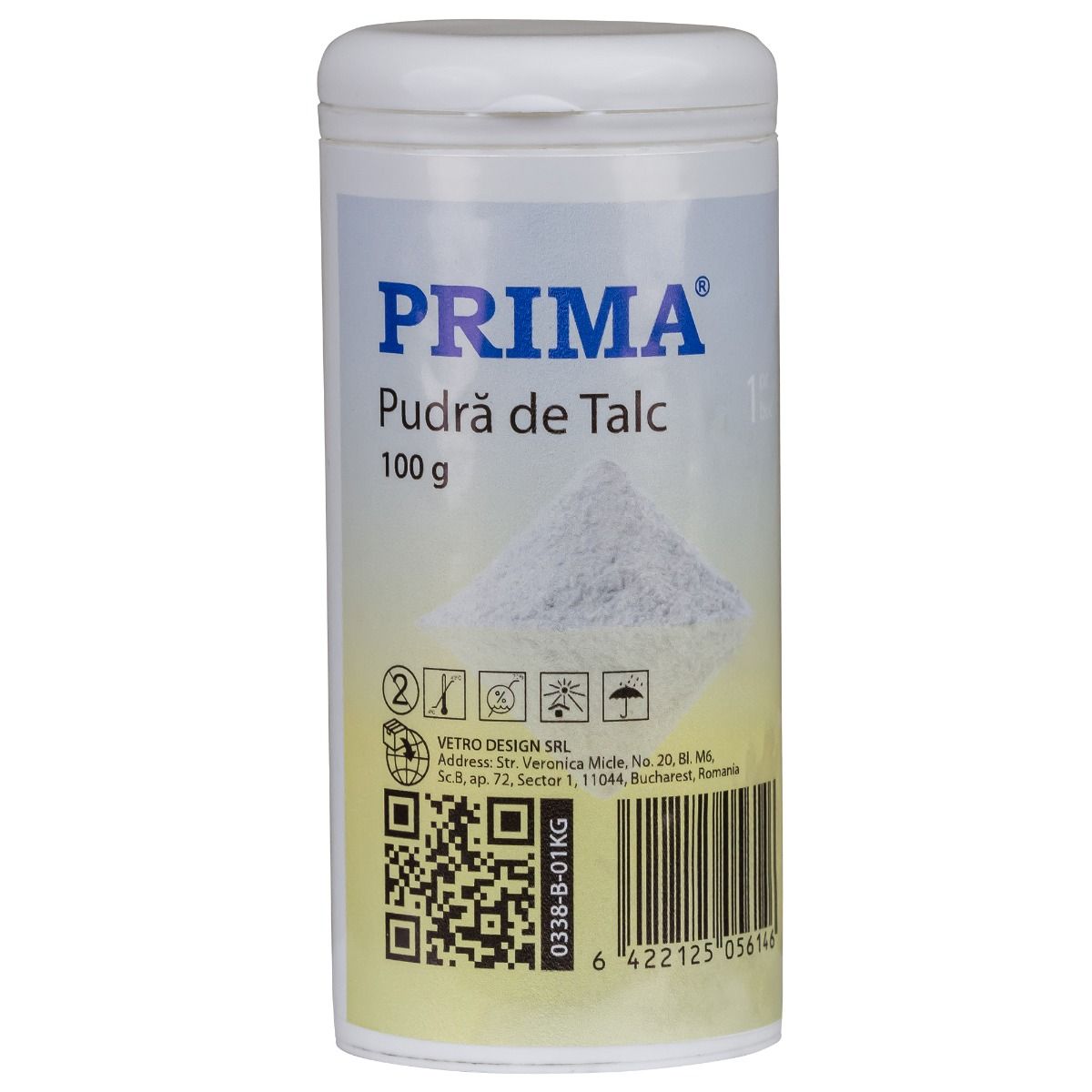 Pudra de talc PRIMA 100 g