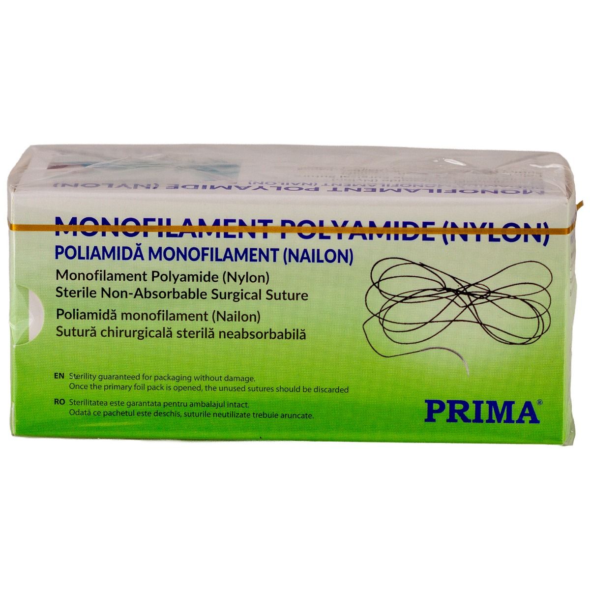 Sutura chirurgicala nylon PRIMA 75cm ac rotund 1/2 20mm USP 3/0