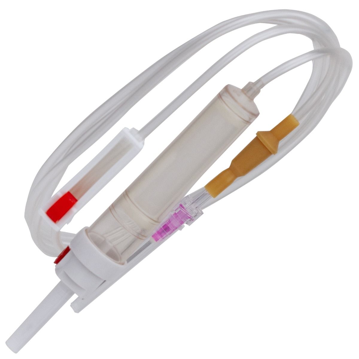 Trusa transfuzie sterila cu spike plastic, luer lock, ac 18G, set 25 bucati