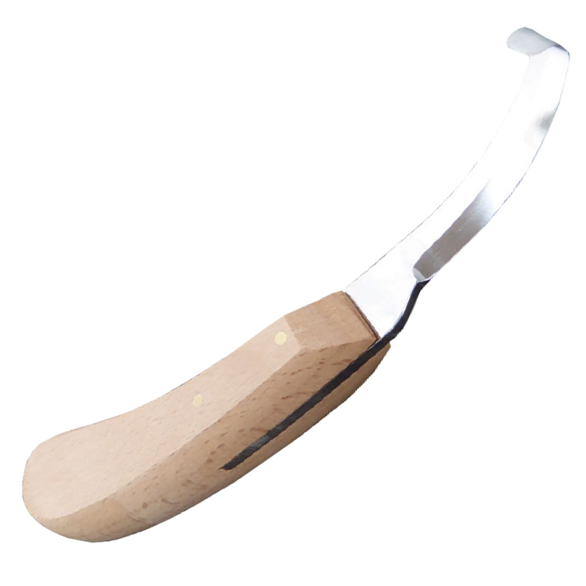 Cutit profesional pentru copite, cu lama dubla din inox, pentru uz veterinar