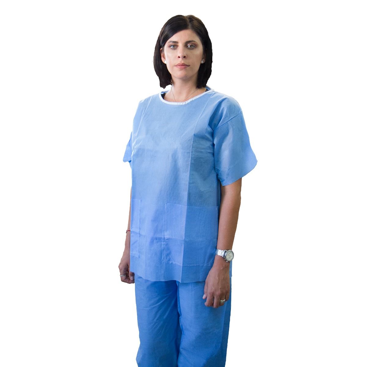 Costum pijama unica folosinta, PRIMA, albastru, marimea S