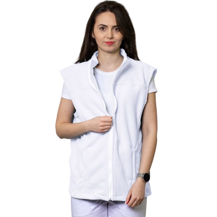 Vesta polar medicala VIO, unisex, alba