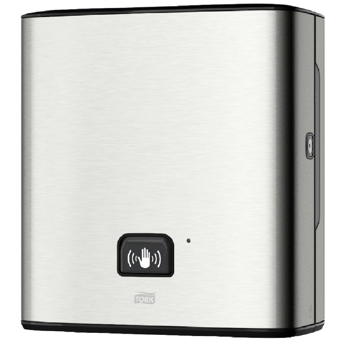 Dispenser prosoape hartie de maini cu senzor, Tork, inox, gri, sistem H1