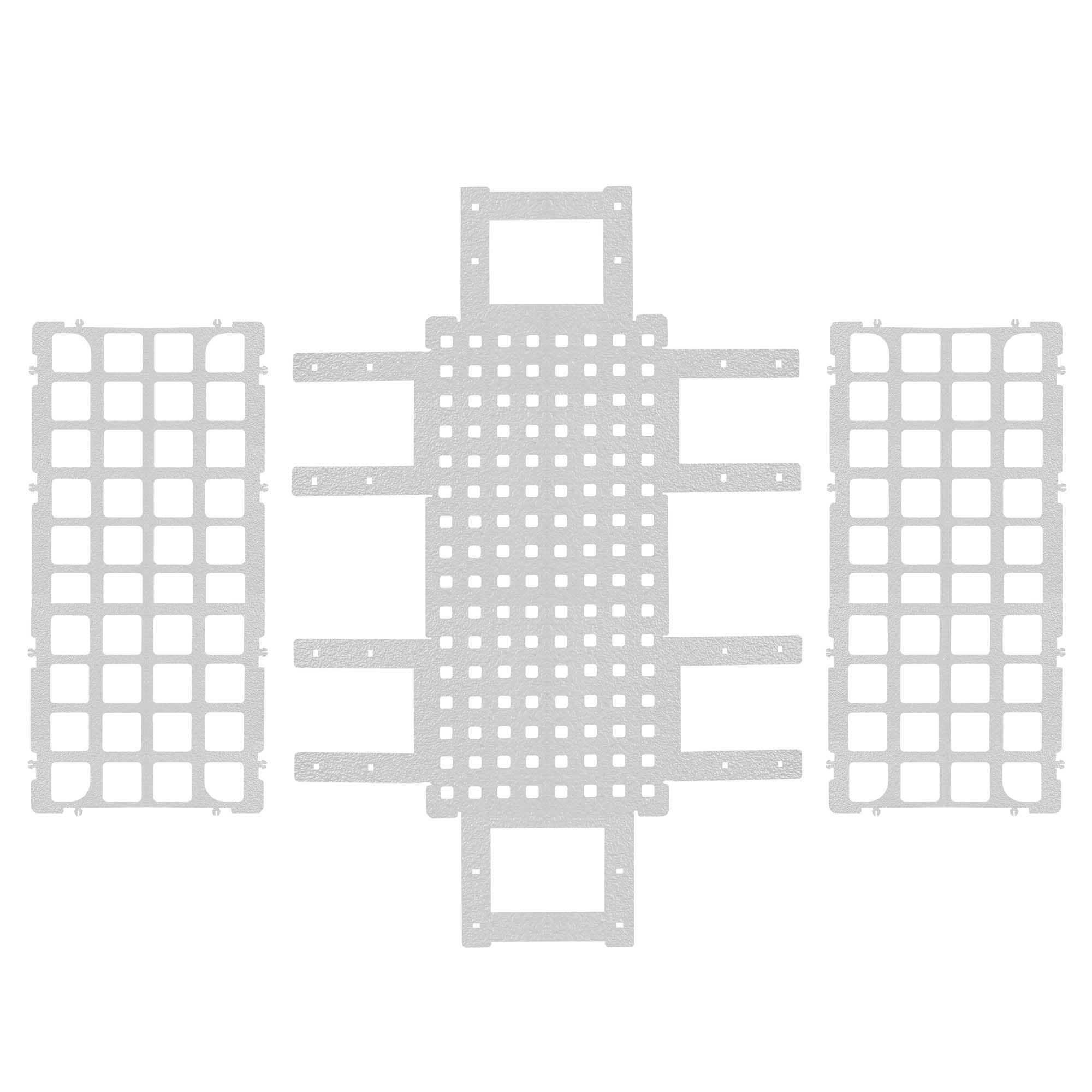 Suport din polipropilena pentru eprubete, alb, 40 pozitii Ø 18-20 mm, 160×275×70 mm