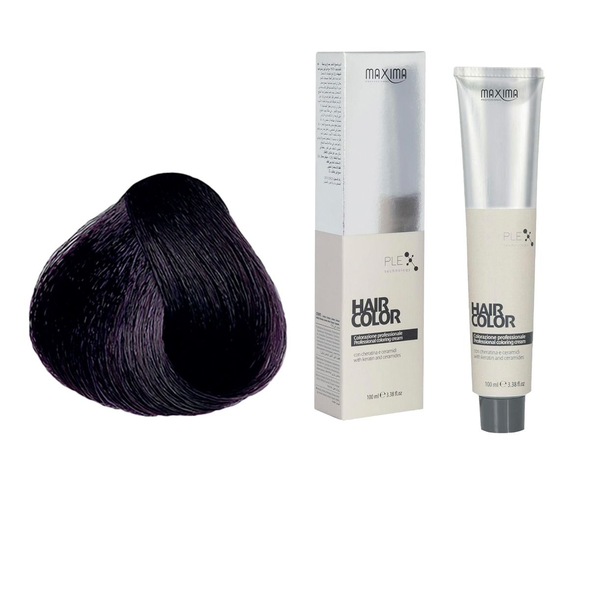 Vopsea profesionala de par, 2.2 Violet profund, MAXIMA, 100ml