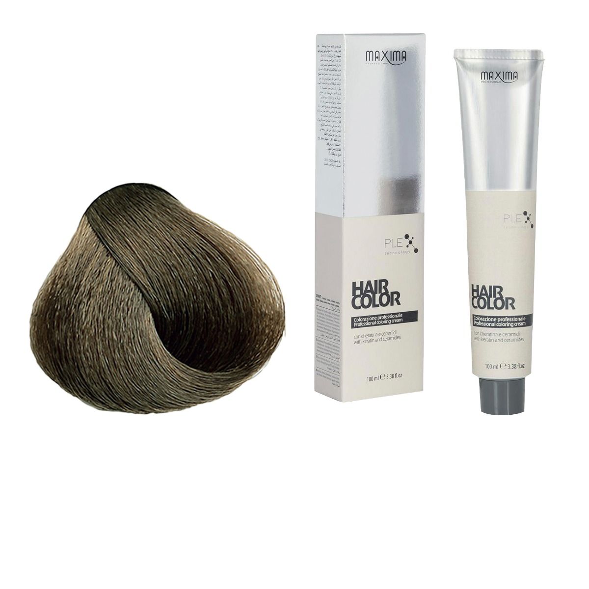 Vopsea profesionala de par, 7.01 Blond rece, MAXIMA, 100ml