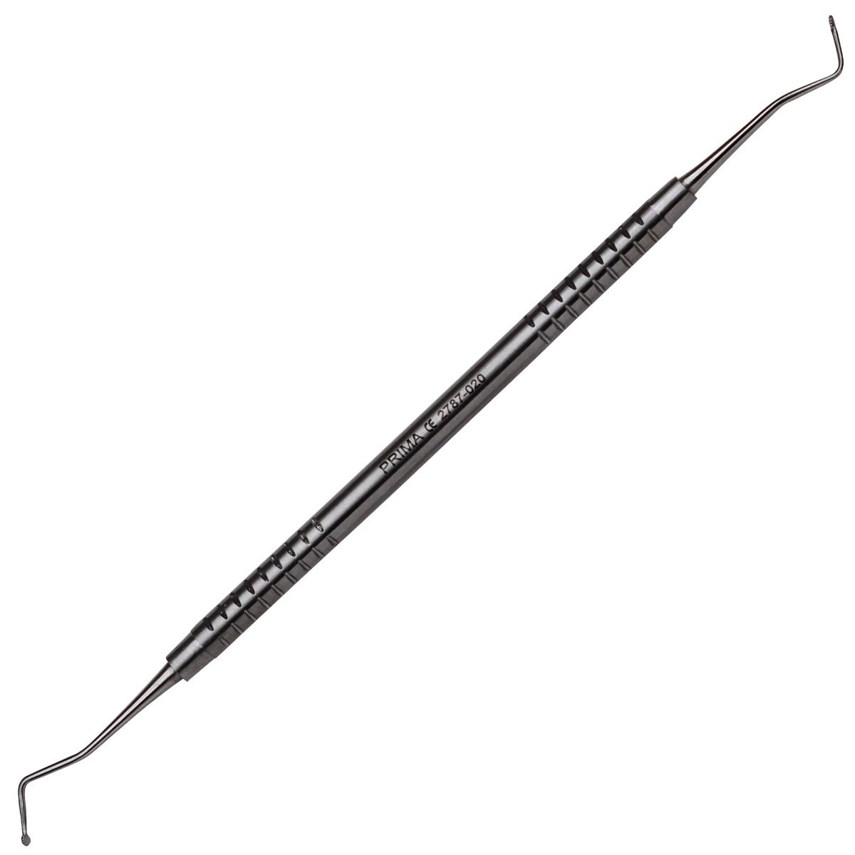 Instrument fir retractie gingivala PRIMA, 0.20mm distanta dinti, 2 capete rotunde Ø 1.5mm, lungime 12cm, otel inox