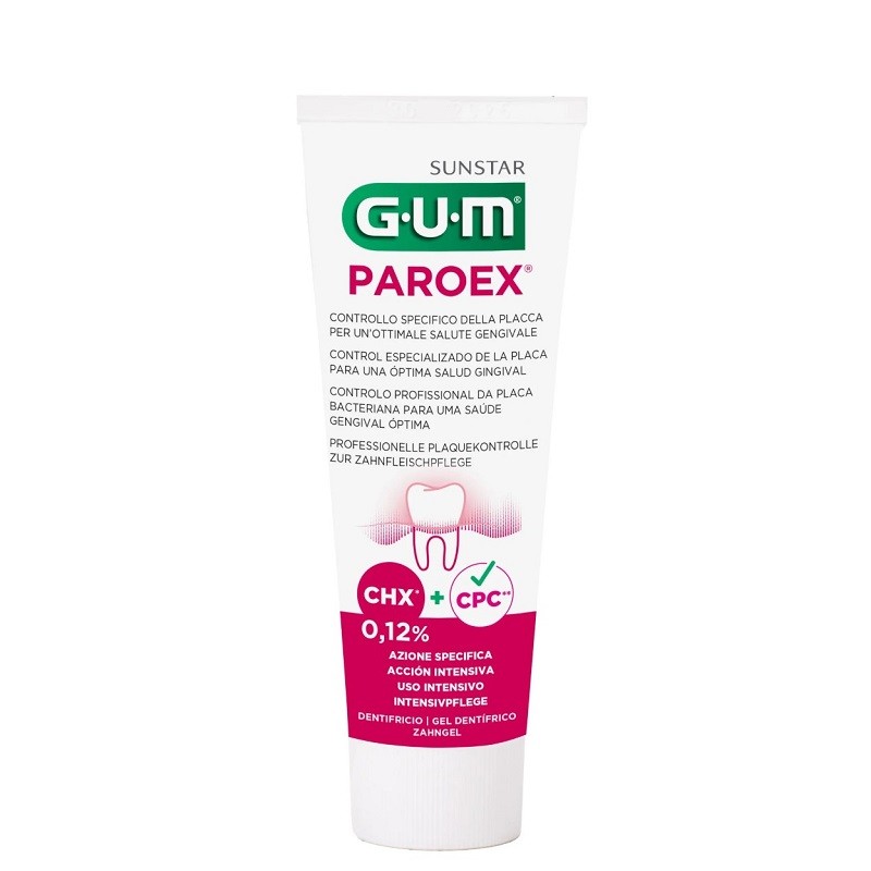Pasta De Dinti GUM Paroex Gel 0.12% Chlorhexidine + CPC 75ml