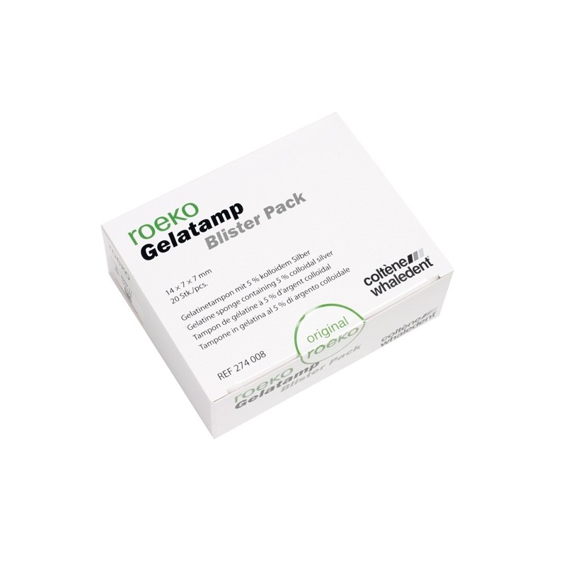 Blister Pack 20 bureti hemostatici Gelatamp Roeko