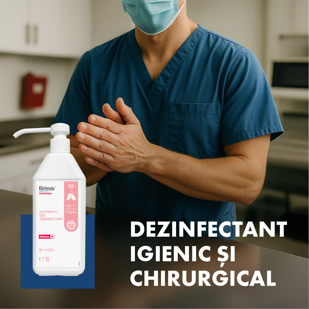 Klintensiv Gel dezinfectant profesional pentru maini