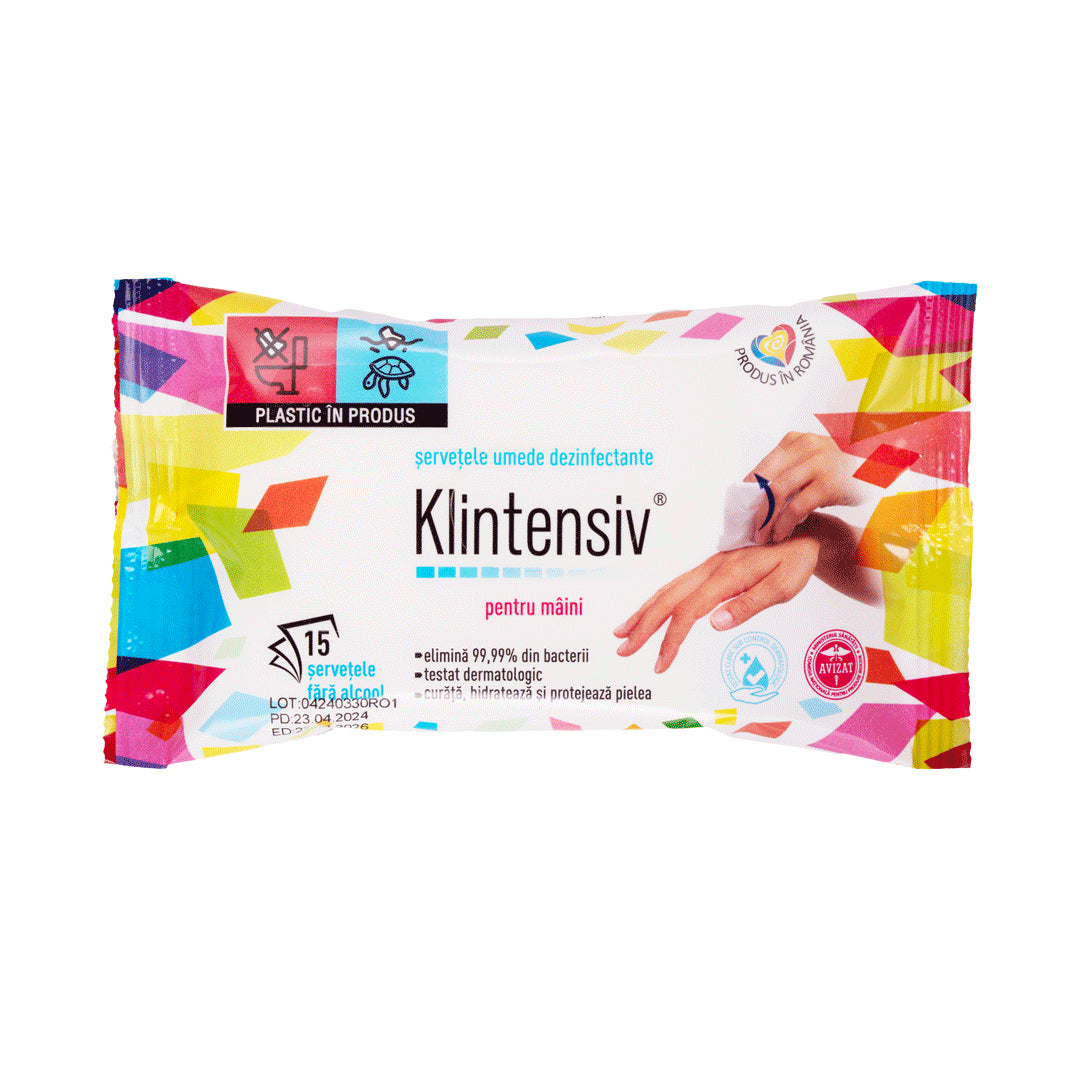 Klintensiv servetele dezinfectante maini