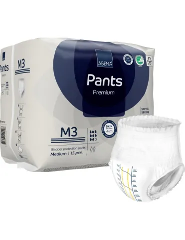 Abena Pants M3, chilot incontinenta adulti 2400 ml - 15 buc