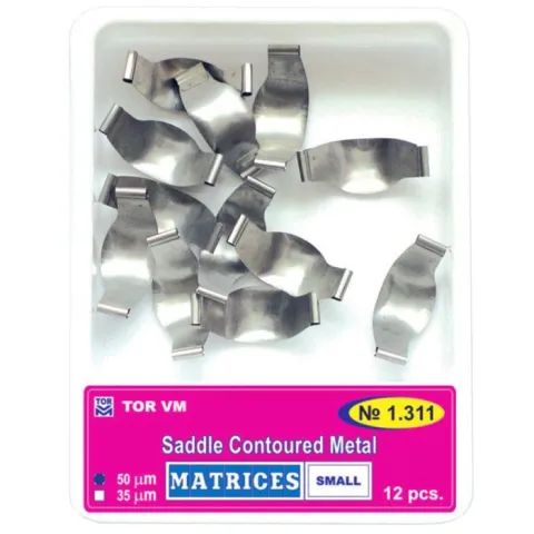 Matrici metalice conturate sectionale cu bordura, otel inoxidabil, 35 microni Hard, marimi S/M/L, set 10 bucati