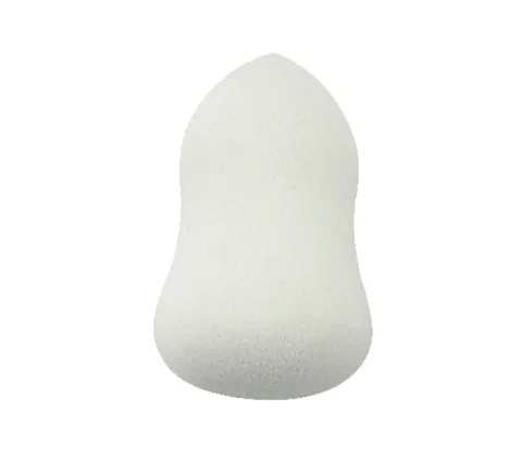 Beauty blender pentru aplicare fond de ten, forma de ou, alb