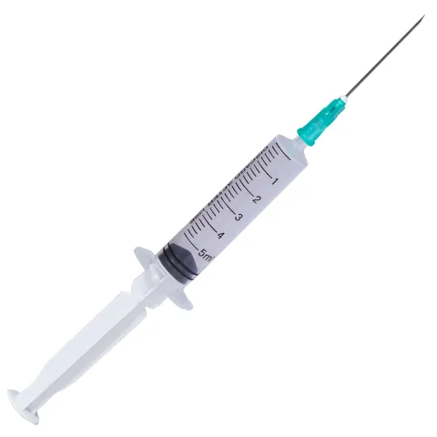 Seringi Luer Slip 5 ml, PRIMA, cu ac 21G verde, 100 bucati