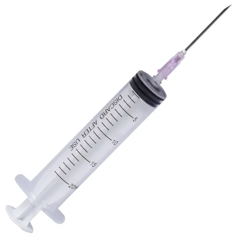 Seringi Luer Slip 20 ml, PRIMA, cu ac 18G roz, 50 bucati