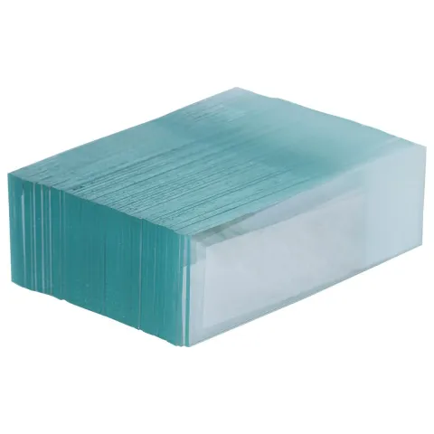 Lame microscop din sticla, nesterile, 1.2 mm grosime, forma dreptunghiulara cu colturi ascutite, pentru laborator si cercetare, cutie plastic, 50 buc, PRIMA