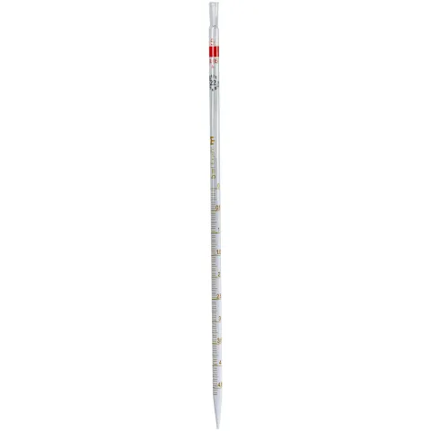 Pipeta gradata de sticla, 5 ml, cu varf oblic, 20 buc