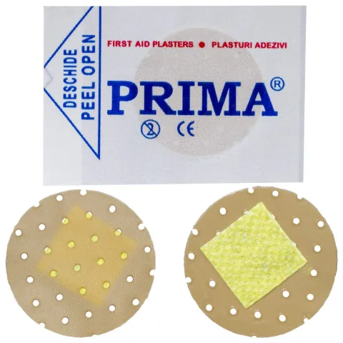 Plasturi rotunzi culoarea pielii pentru injectii, 22.5 mm, 100 bucati