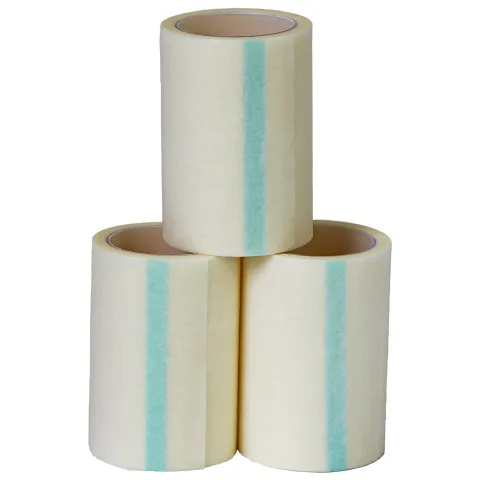 Leucoplast banda hartie, 5cm x 4.5m, 12 bucati, semitransparent, hipoalergenic, pentru piele sensibila, medical, pentru rani mici, PRIMA