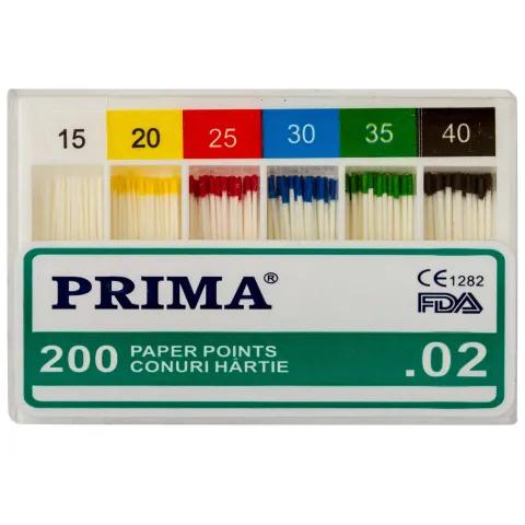 Conuri hartie .02, PRIMA, nr.15-40, diverse culori, 200 bucati