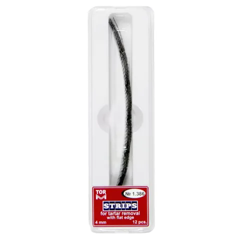 Stripuri metalice pentru indepartare tartru, 4x100mm - 12 bucati