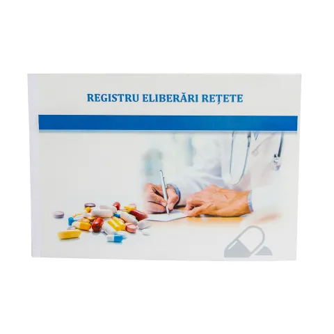 Registru eliberari retete, uz veterinar, A4, 50 file