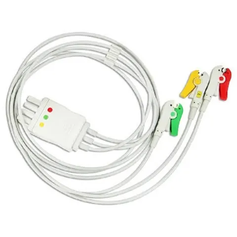 Cablu EKG cu 3 fire pentru monitor Nihon Kohden - cablu medical profesional
