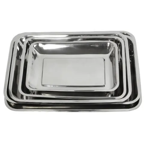 Tava inox PRIMA, 425x330x35 mm, pentru instrumentar medical si horeca