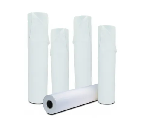 Cearceaf TNT rola, de unica folosinta, alb, 68cm x 150m, pentru pat tratament, saloane si clinici