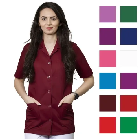 Halat dama ANA Premium grena - Uniforma Medicala