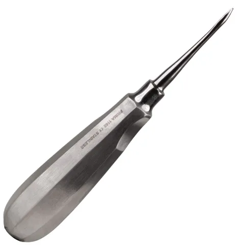 Elevator dentar drept ascutit PRIMA, din otel inoxidabil, M / L, pentru extractii dentare
