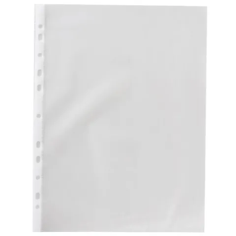 File de protectie A4 pentru indosariere, cu perforatii standard, 100buc/set