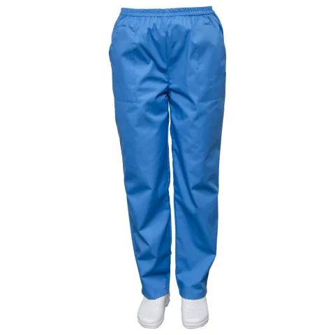Pantaloni medicali unisex SAVA Clasic, 140 g/m2, albastri, XS