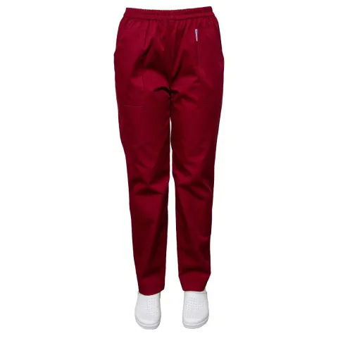 Pantaloni medicali unisex SAVA Premium grena