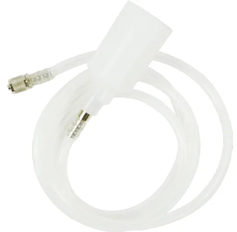 Set perfuzie silicon cu adaptor Luer-Lock pentru vitei, vaci, tauri, transparent, uz veterinar