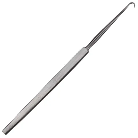 Tija ovariana cu varf ascutit, PRIMA, inox 14 cm × 4 mm - carlig ovariohisterectomie