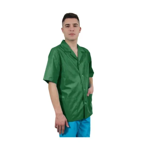 Halat barbati ANDI Premium verde inchis - Uniforma Medicala