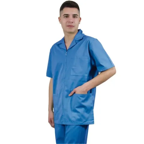 Halat barbati TOM Premium albastru - Uniforma Medicala