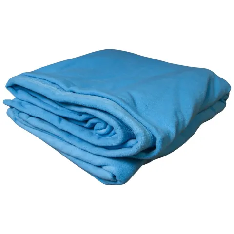 Patura pufoasa polar fleece, PRIMA, 150x200cm, albastra