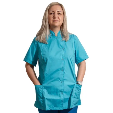 Tunica dama EMA Premium turcoaz - Uniforma Medicala